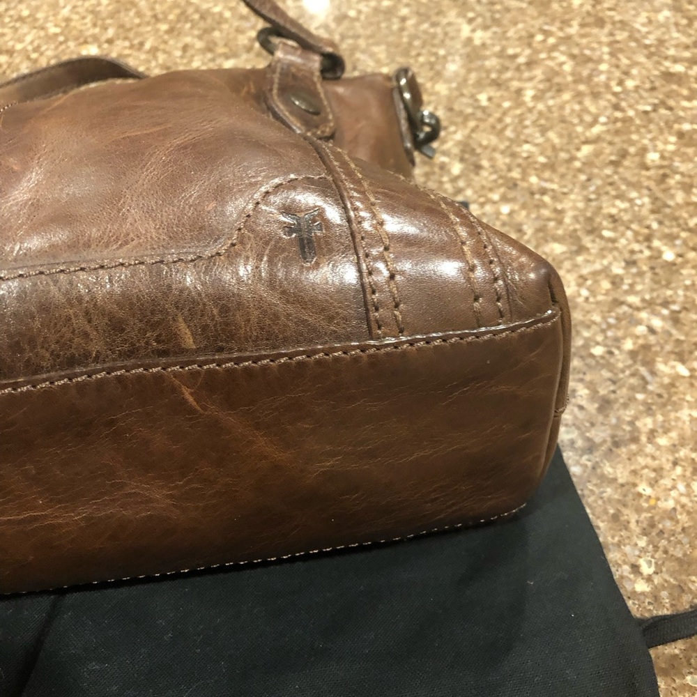 NWOT Frye Washed Leather Bag - Picture 7 of 10